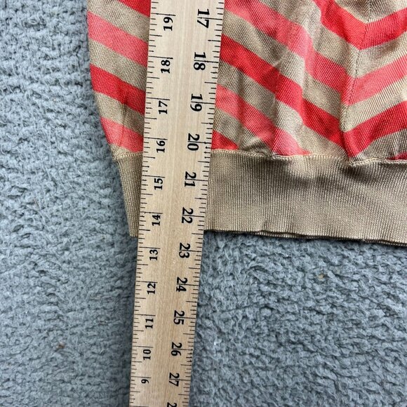 The Limited Pinky Red V Neck Sweater Womens Size Small Rayon Nylon - Picture 4 of 7